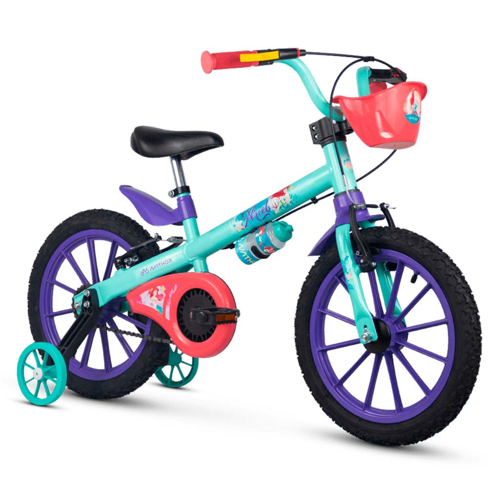 Bicicleta Infantil Com Rodinhas Aro 16 Ariel Nathor