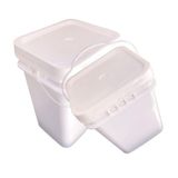 Balde Retangular 20 Litros Para Arroz Branco