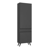 Paneleiro 2 Portas 62cm Multimóveis V3746 Preto