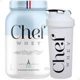 Kit Chef Whey Zero Lactose Ao Leite 907g + Coqueteleira