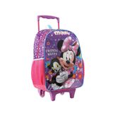 Mochila 14 Polegadas Infantil Rodinha Escolar Minnie Disney