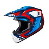 Capacete Hjc Off Csmxii Phyton Azul Vermelho E Branco 58 [f016]