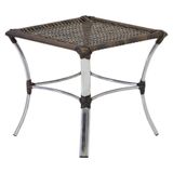 Mesa De Centro Garden Em Alumínio E Fibra Trama Original Argila