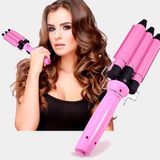 Modelador De Cachos Trionda Rosa Bivolt 25mm Cabelo Sereia