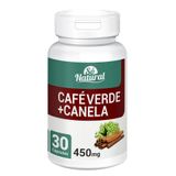 Café Verde Com Canela 450 Mg 30 Cápsulas Só Natural