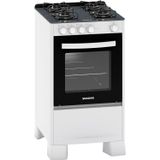 Fogão Mesa De Vidro 4 Queimadores Neo Cook Bivolt Branco Branco