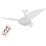 Ventilador De Teto Ventax 3 Pás Branco Controle Remoto 110v