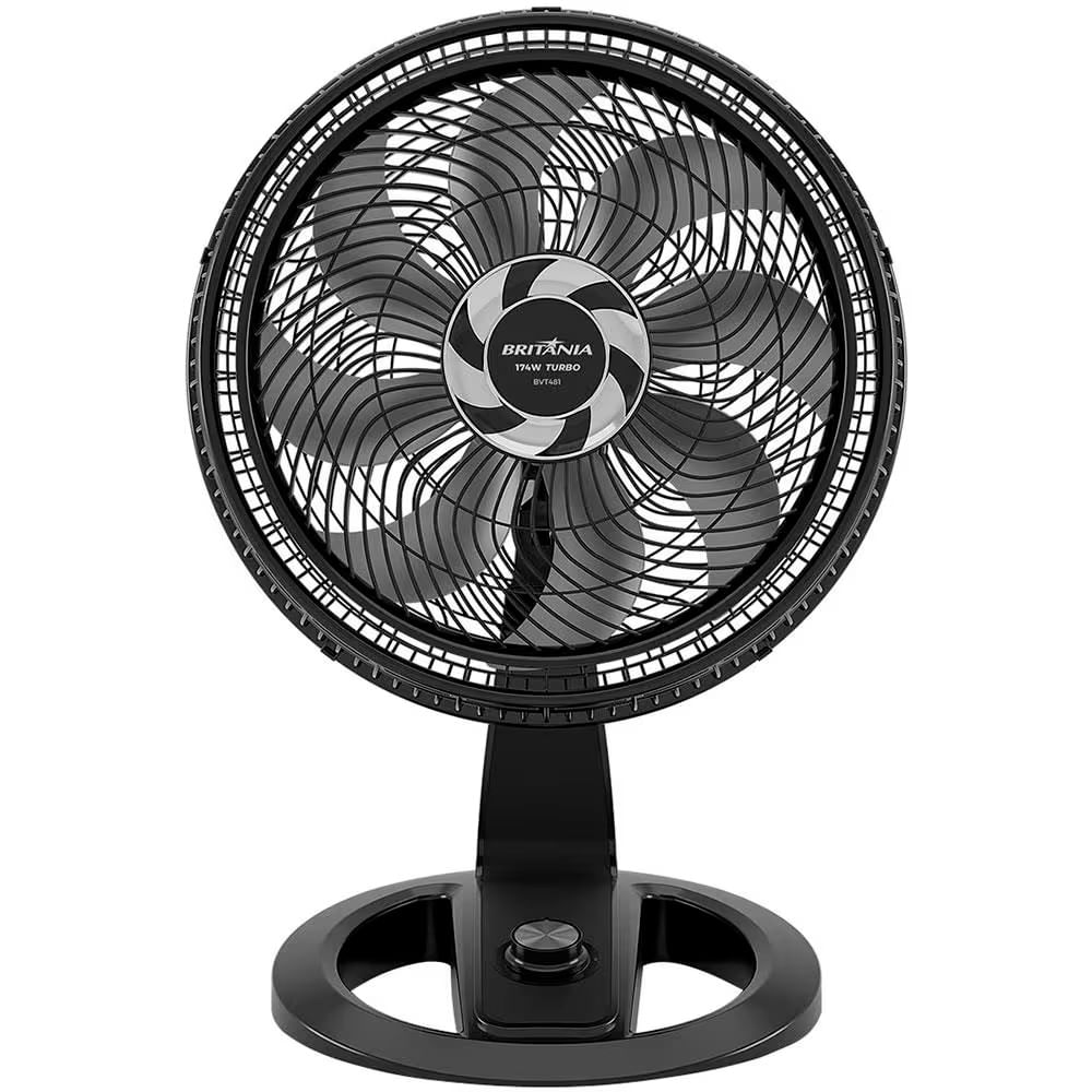 Ventilador De Mesa Britânia Maxx Force Bvt481 47cm Com 3 Velocidades E 8 Pás