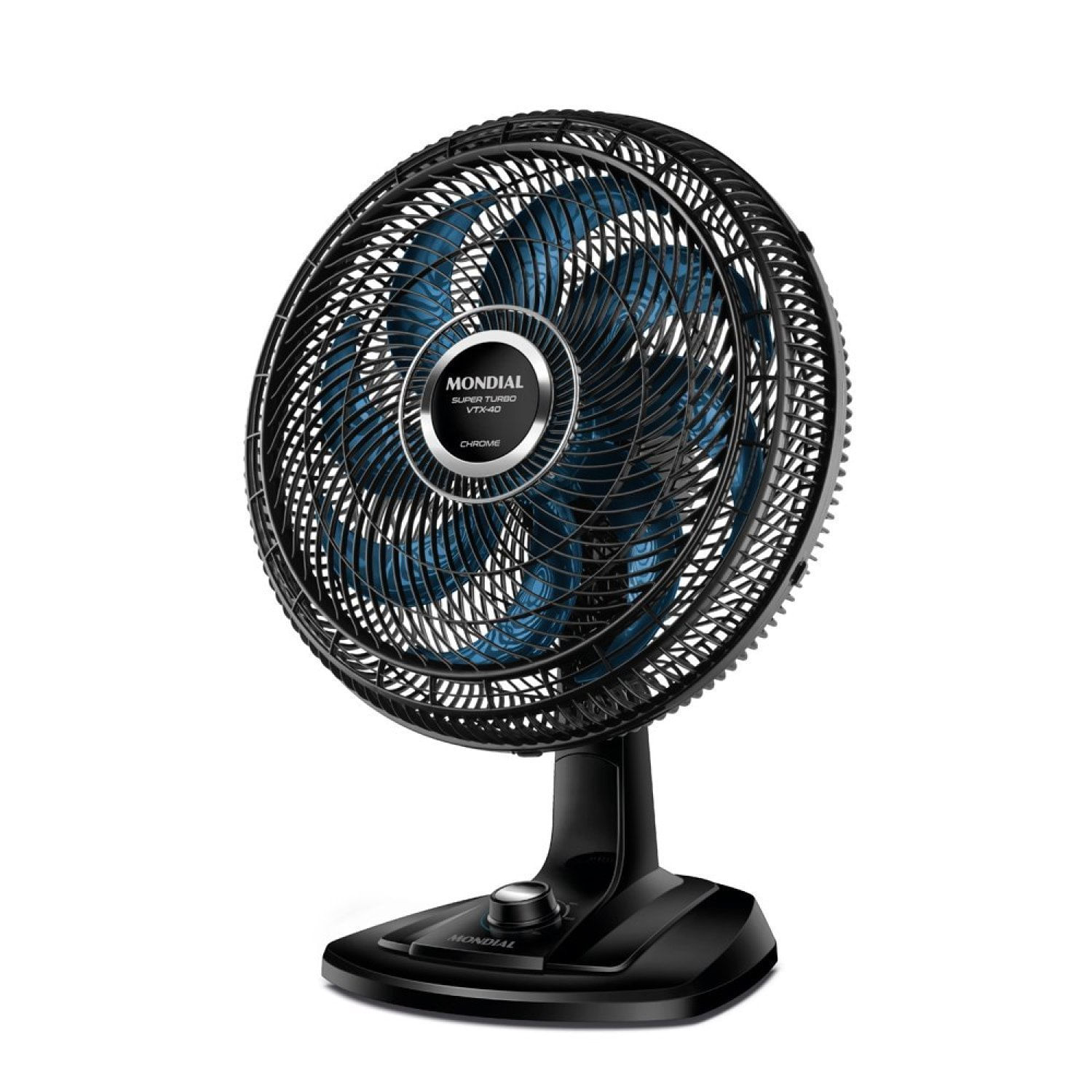 Ventilador De Mesa 40cm Super Turbo 140w 220v Vtx-40-chrome Mondial