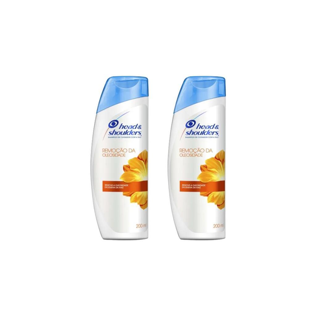 Shampoo Head &amp; Shoulders 200ml Remoçao Oleosidade-kit C/2un