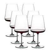 Kit 10 Taças De Vinho 30cm Cristal Importado Riedel 11.5cm