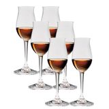 Jogo 6 Taças Cristal Riedel Bar Conhaque Cognac Hennessy Kit