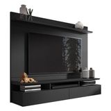 Painel Para Tv Home Suspenso Noruega Preto - Móveis Leão