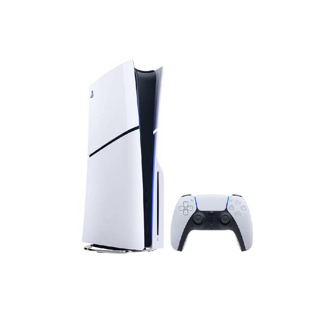 Console Playstation 5 Slim Bundle 1cfi-2014 Com Controle Sem Fio Dualsense E Jogo Astro&#39;s Playroom Branco/preto