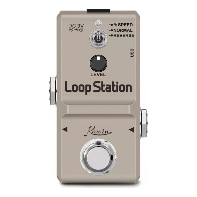 Estação Looper Pedal Rowin Ln-332s 48k Loop Para Guitarra