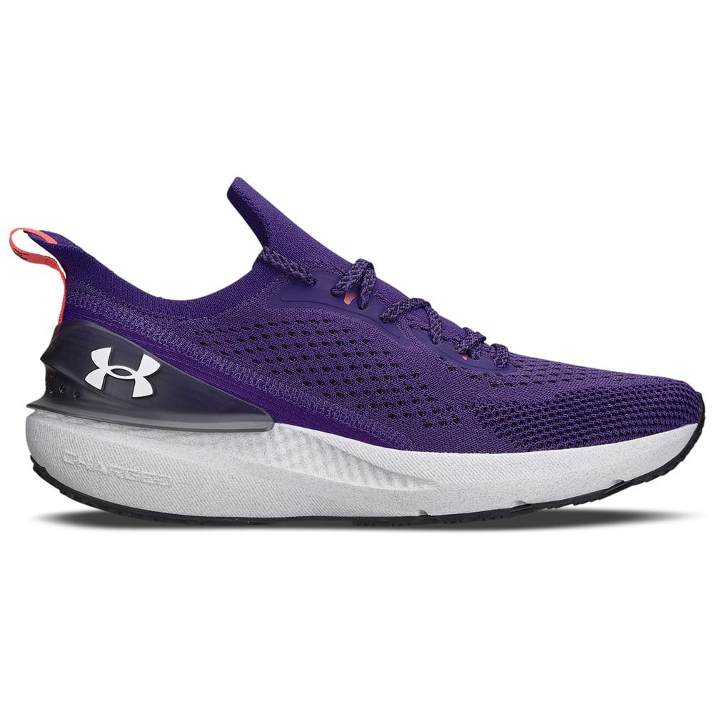 Tenis Under Armour Charged Quicker Roxo/preto/branco 042