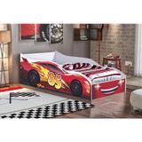 Cama Carro Infantil/solteiro Em Mdf/mdp  Vermelho