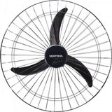 Ventilador De Parede 60 Cm 127v New Premium Preto Ventisol