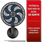 Ventilador De Parede Arno Vb4p 40cm Preto 220v