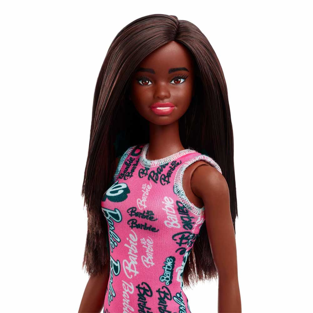 Boneca Articulada Barbie Fashion Pink Negra Mattel Carrefour