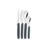 FAQUEIRO 24 PCS CARMEL NATURAL/ESCURO SORTIDOS COM LAMINAS ACO INOX E CABOS POLIPROPILENO TRAMONTINA