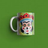 Dia De Los Muertos - Caneca De Qualidade Premium