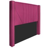 Cabeceira King 195 Cm Para Cama Box Suede Pink