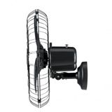 Ventilador De Parede Goar V60 60cm Com 3 Pás Preto - Bivolt