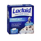 Lactaid Fast Action Caplets 32 Cápsulas Da Lactaid