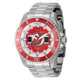 Relgio Masculino Nhl New Jersey Devils - 47 Mm Em Ao Inoxidvel Zg-42253, Da Marca Invicta.