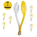 Pegador De Salada Kit 6 Unidades Utensilio De Cozinha