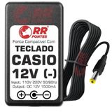 Fonte 12v Ad-12 Para Teclado Casio Cps-740 Cps-80 Cps-85 8kt