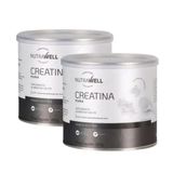 Kit 2 Creatina Monohidratada 100% Pura Nutrawell 180g