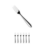 Conjunto 6 Garfos De Mesa Jantar De Aço Inox 19cm