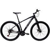 Bicicleta Aro 29 Ksw Xlt 24v Freio A Disco Suspensão Mountain Bike Alumínio Preto-prata 19