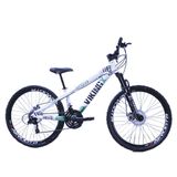 Bicicleta Vikingx Aro 26 Câmbios Importado 21v Aero Branco Verde