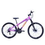Bicicleta Vikingx Aro 26 Câmbios Importado 21v Aero Rosa Azul