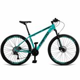 Bicicleta Aro 29 Cripto 24 Marchas Freios Hidraulico - Verde Anis-preto - 15&quot; Verde Anis-preto