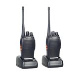 Kit 2 Radio Comunicador Baofeng 12km Walk Talk 16 Canais