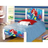 Cama Infantil Solteiro Pequena Sereia Colchão Branco