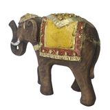 Decoração Estátua Estatueta De Elefante 21cm 960