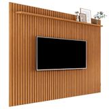 Painel De Tv Para Sala Ripado Até 75 Polegadas 1.8 Nature Júpiter Jm Móveis