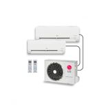 Ar Condicionado Lg Dual Inverter Voice +ai Bi-split Frio Evaporadoras 9.000+12.000 Btus 220v