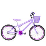 Bicicleta Infantil Feminina Aro 20 Aero Lilás E Violeta