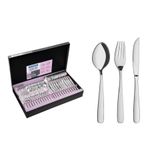 FAQUEIRO AMAZONAS EM ACO INOX COM FACAS PARA CHURRASCO ACABAMENTO BRILHO 72 PECAS TRAMONTINA