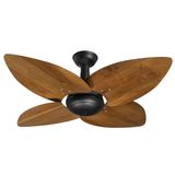 Ventilador De Teto Venti-delta Aspen Preto Imbuia 220v