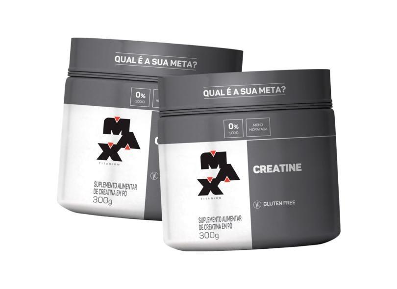 Kit 2x Creatina Titanium (300g) Max Titanium