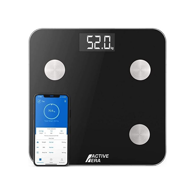 Balança Inteligente Bluetooth Digital Pesa 20-180 Kg Com 15 Detalhes De Dados