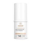 Protetor Solar Facial Stick Adcos Mineral Fps50 Translúcido