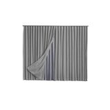 Cortina Microfibra Com Linho 5,00x2,30 Para Varão Simples